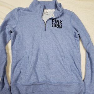 Victoria's Secret Pink quarter zip sweater